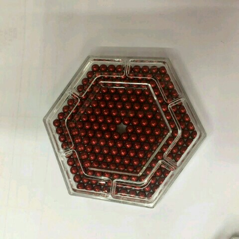 巴克球磁铁磁钢，益智玩具磁铁5mm镀镍彩色产品图