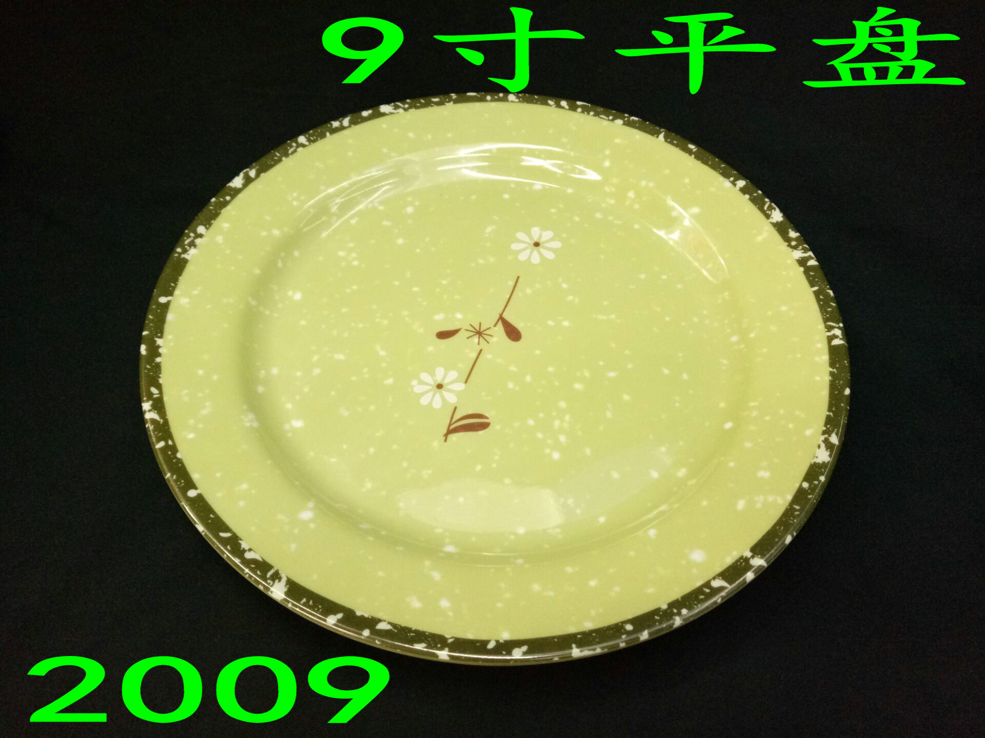 Melamine 9 "flat disk 2009