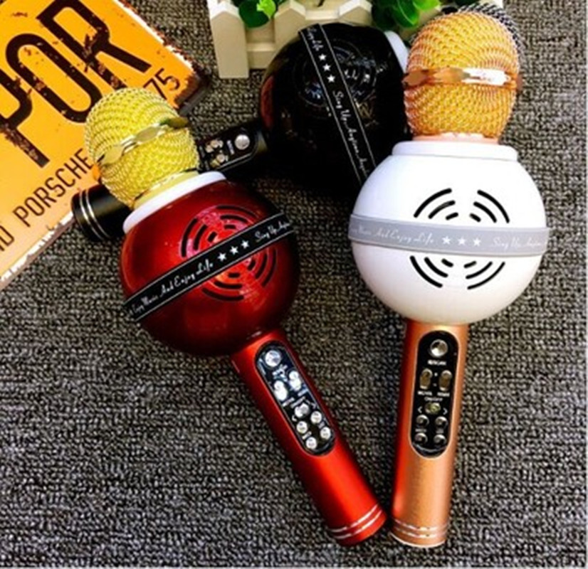 The new WS878 creative wireless Bluetooth microphone Karaoke magic microphone