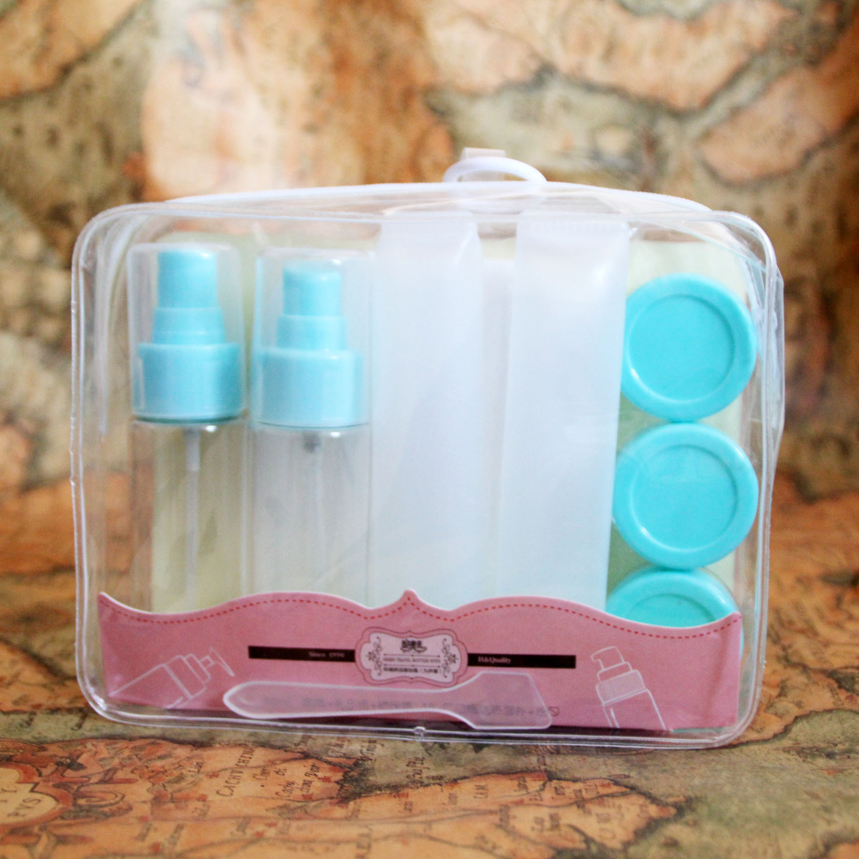 Cool Magic environmental travel set 9 cosmetics sub-bottle spray bottle 1607