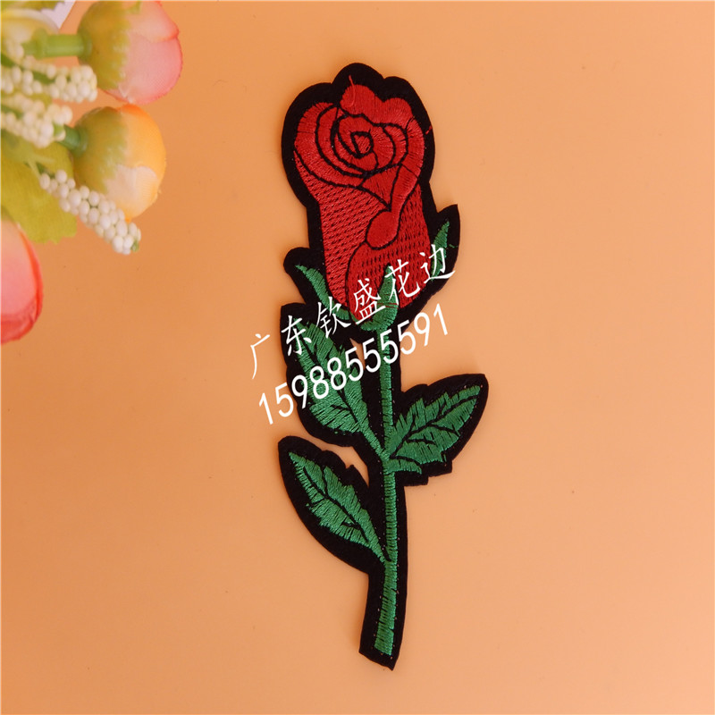 Manufacturers direct water - soluble lace customized national style clothing accessories back glue flowers thumbnail