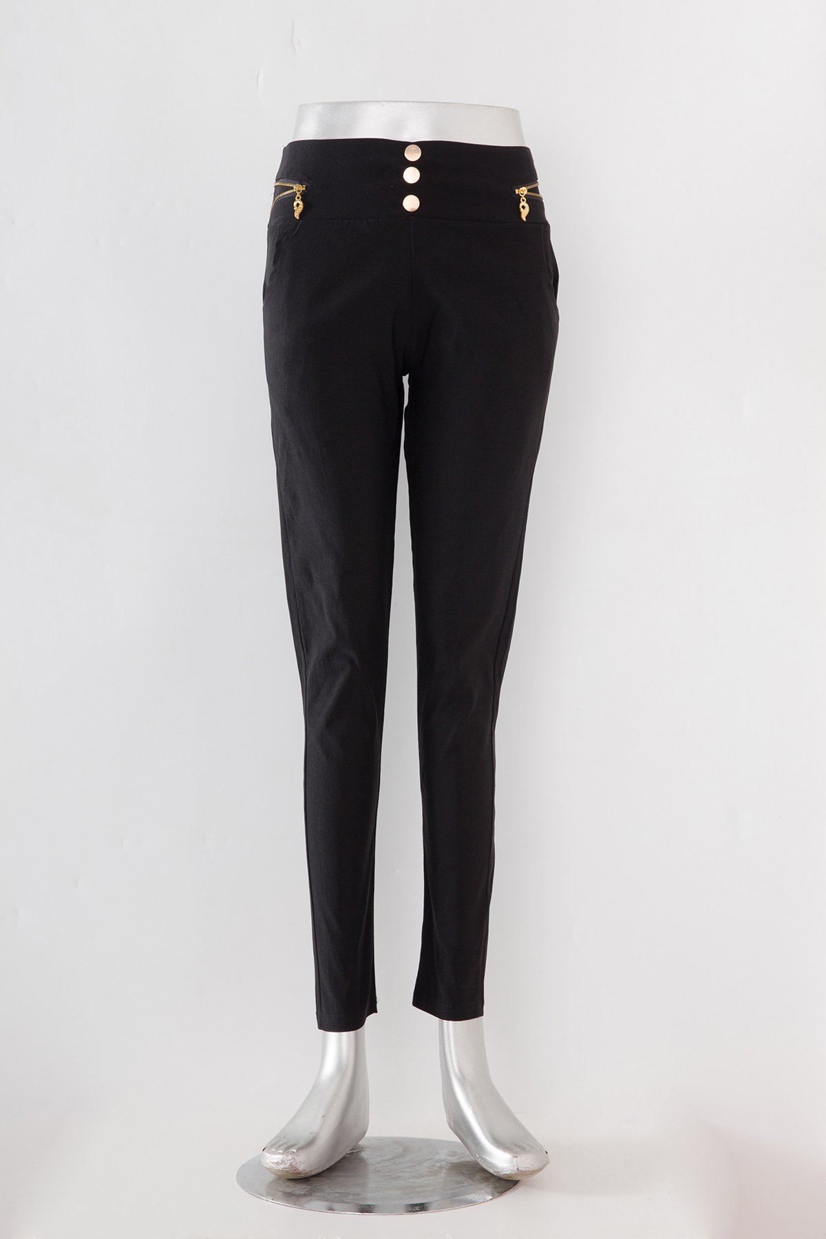 The new women's pencil pants with twill Spring and Autumn are in a Korean high-waisted candy-colored skinny style Specification image