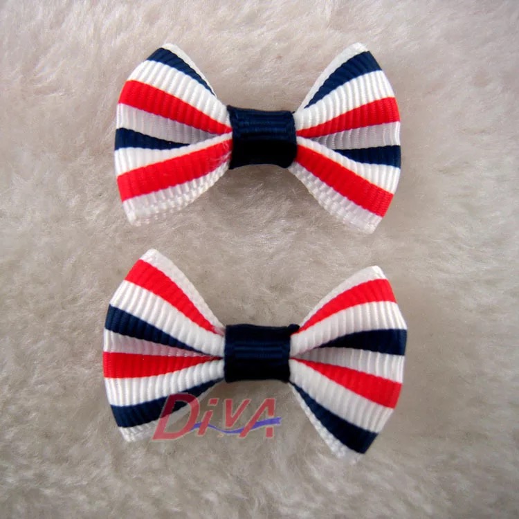 Manufacturers Wholesale Ribbon Bow Accessories Accessories Headdress Accessories Rowan Ribbon Striped Bow Tie details Picture
