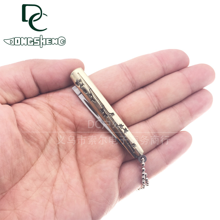 永兴隆3103不锈钢随身小刀 户外mini折叠刀 削皮水果刀