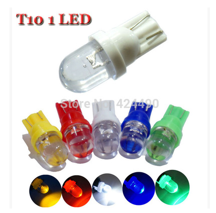 T10 car small bulb bulb LED wide light colorful flash modification general purpose thumbnail