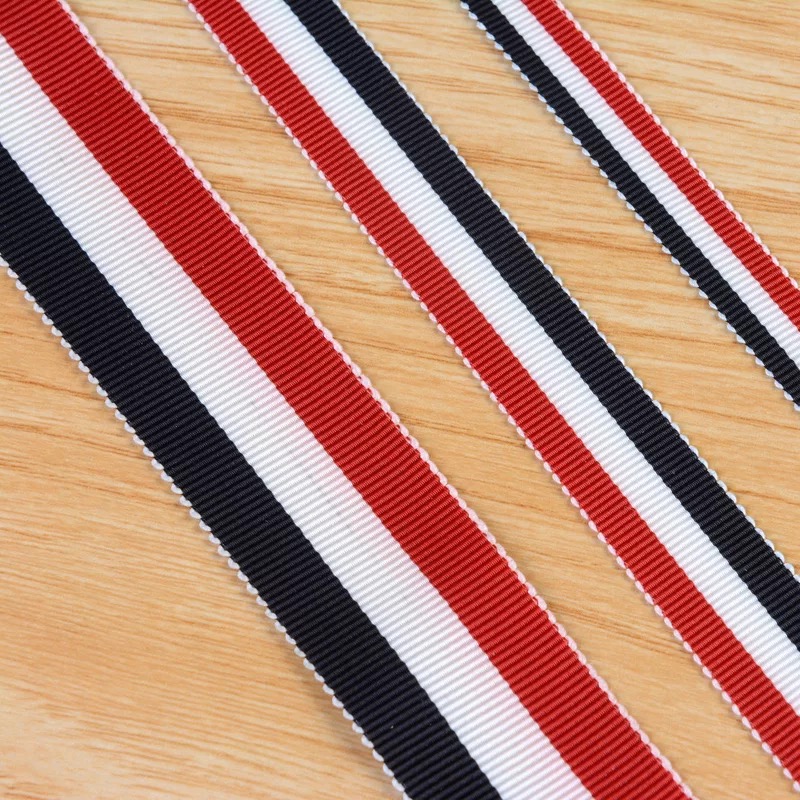 Polyester Rib Hat Band Direct Yarn-Dyed Band Intercolored Ribbon Thread Band details Picture