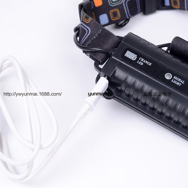 头灯、头戴式电筒实物图