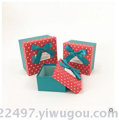 Versatile spot small square gift box three-piece package box flower box gift box soap flower box
