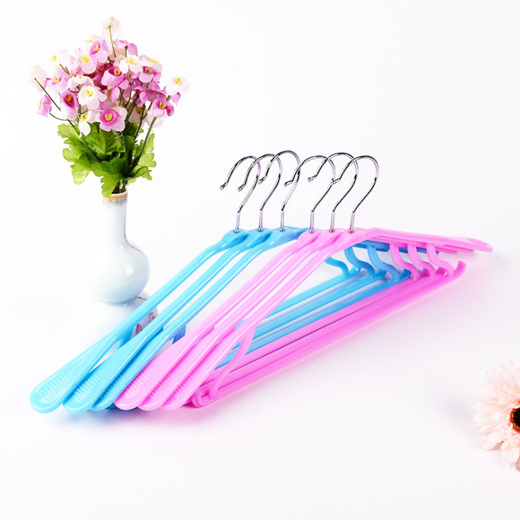 New products on the market seamless non-slip plastic coat hanger dry and wet coat clothes do not have to package manufacturers direct thumbnail