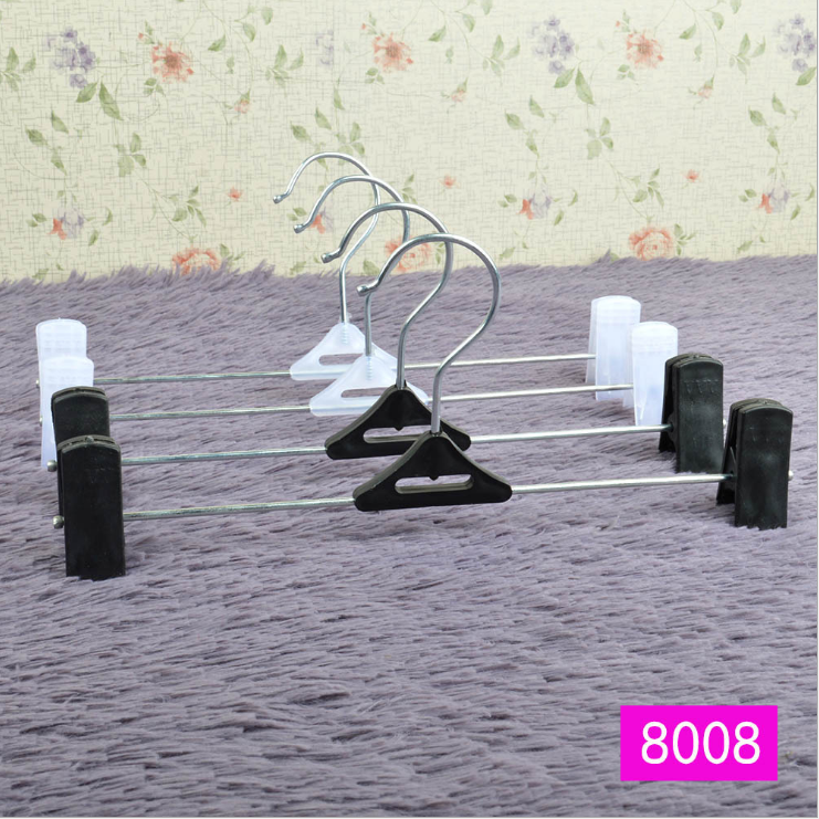 厂家批发T裤夹塑料裤夹裤架裤夹衣架地摊货源8008