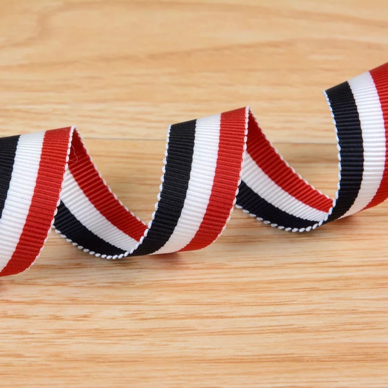 Polyester Rib Hat Band Direct Yarn-Dyed Band Intercolored Ribbon Thread Band Specification drawing