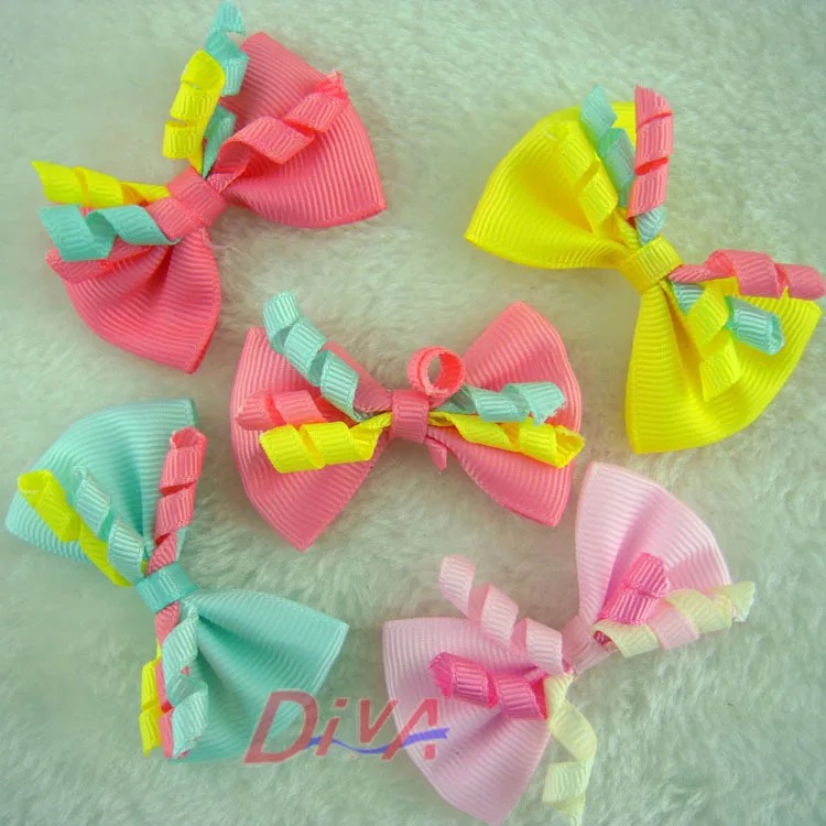 Manufacturers Wholesale Ribbon Accessories Children's Headwear With Ribbed Bows Can Be Customized