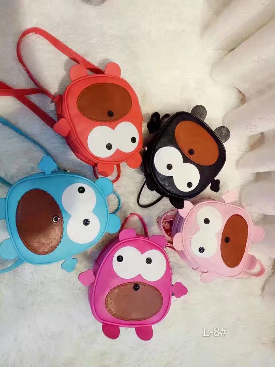"Love Dance Children's Backpack, Backpack, Crossbody Bag, Handbag, Bear Three-in-one Bag. Specification image