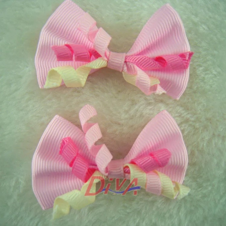 Manufacturers Wholesale Ribbon Accessories Children's Headwear With Ribbed Bows Can Be Customized Application Scenario