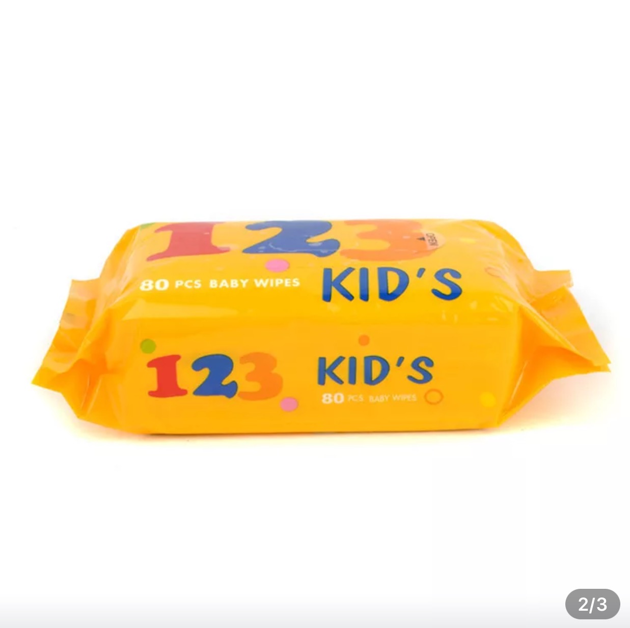 80 pieces 123 infant and toddler hand and mouth cleaning wipes, baby wipes, baby wipes Specification image