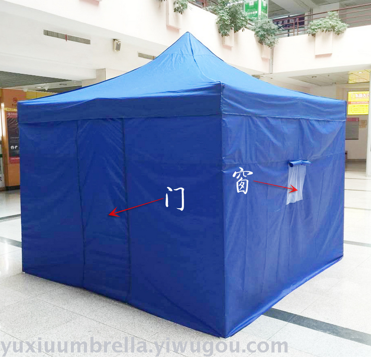3* 3-meter tent with doors and Windows, house mesh, mosquito-proof tent, outdoor camping, windproof and cool shed, setting up a stall and sleeping outdoors details Picture