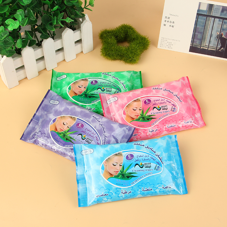 卸妆巾、卸妆湿巾实物图