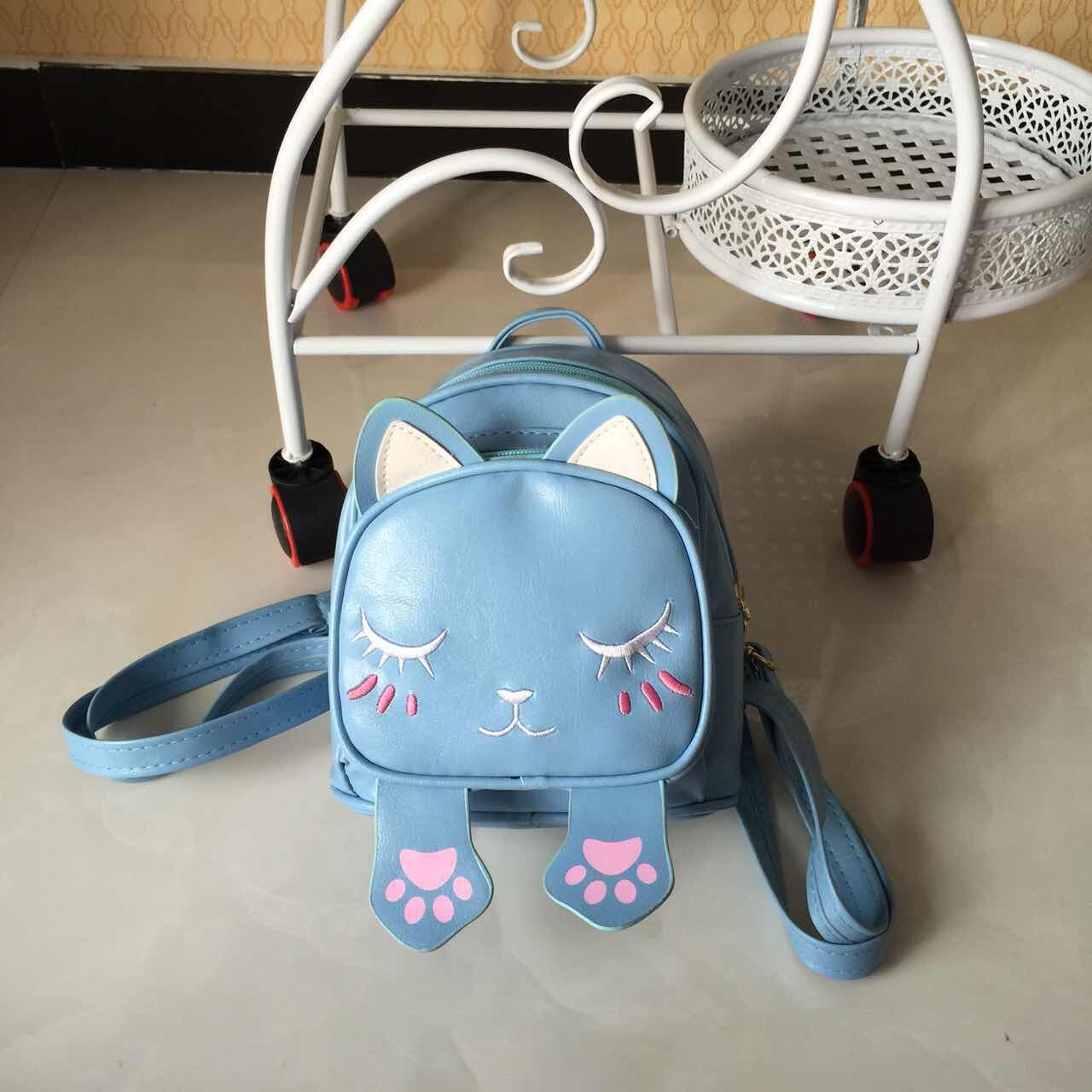 PU cat backpack, parent-child bag, children's bag, cartoon bag, girl bag Application Scenario