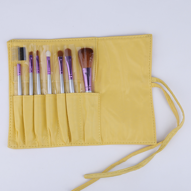 Wholesale of new 7-piece makeup brush sets. Makeup brush sets are portable and professional beauty tools Specification image
