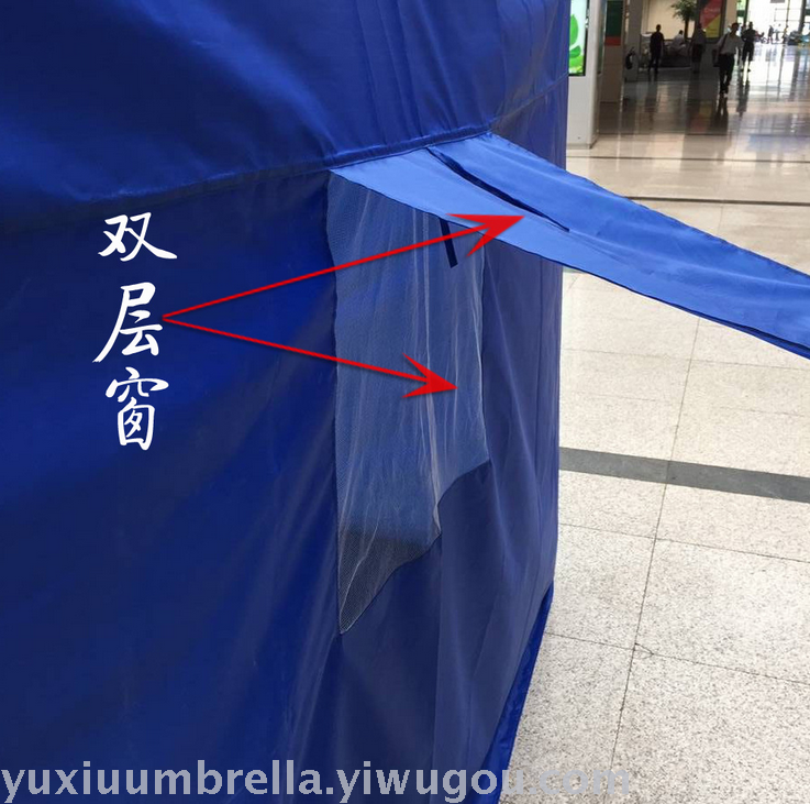 3* 3-meter tent with doors and Windows, house mesh, mosquito-proof tent, outdoor camping, windproof and cool shed, setting up a stall and sleeping outdoors Application Scenario