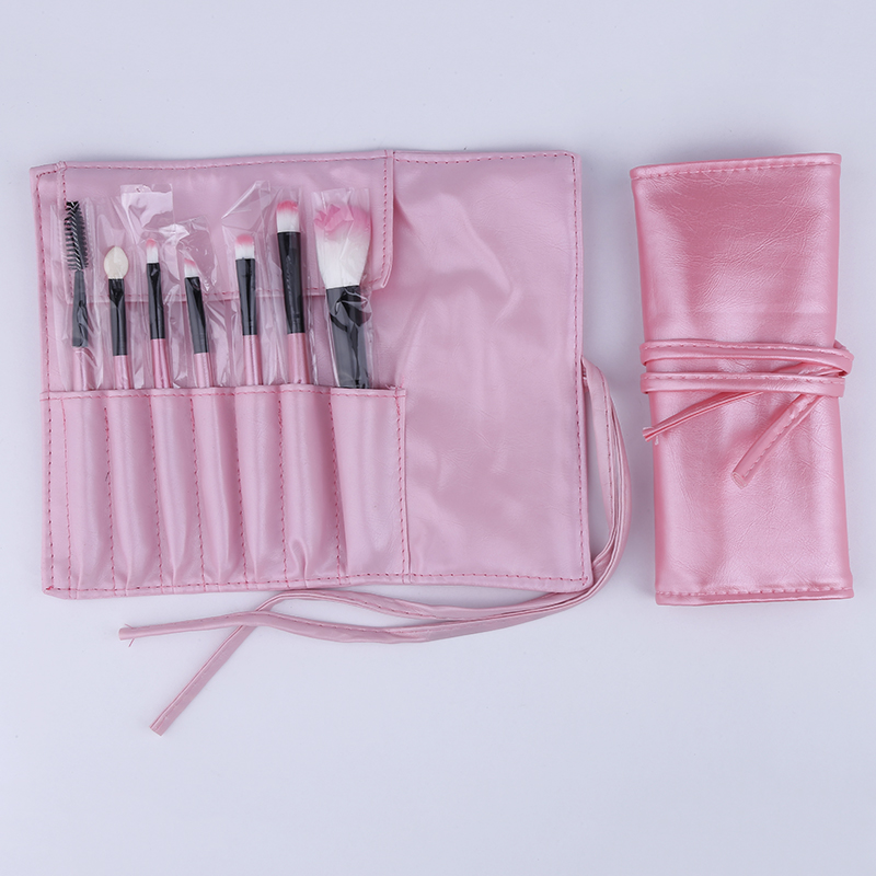Wholesale of new 7-piece makeup brush sets. Makeup brush sets are portable and professional beauty tools details Picture