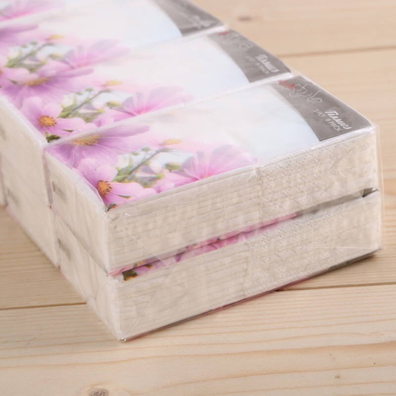 Handkerchiefs, napkins, mini tissues and flower language tissues are best-selling in foreign trade Specification image