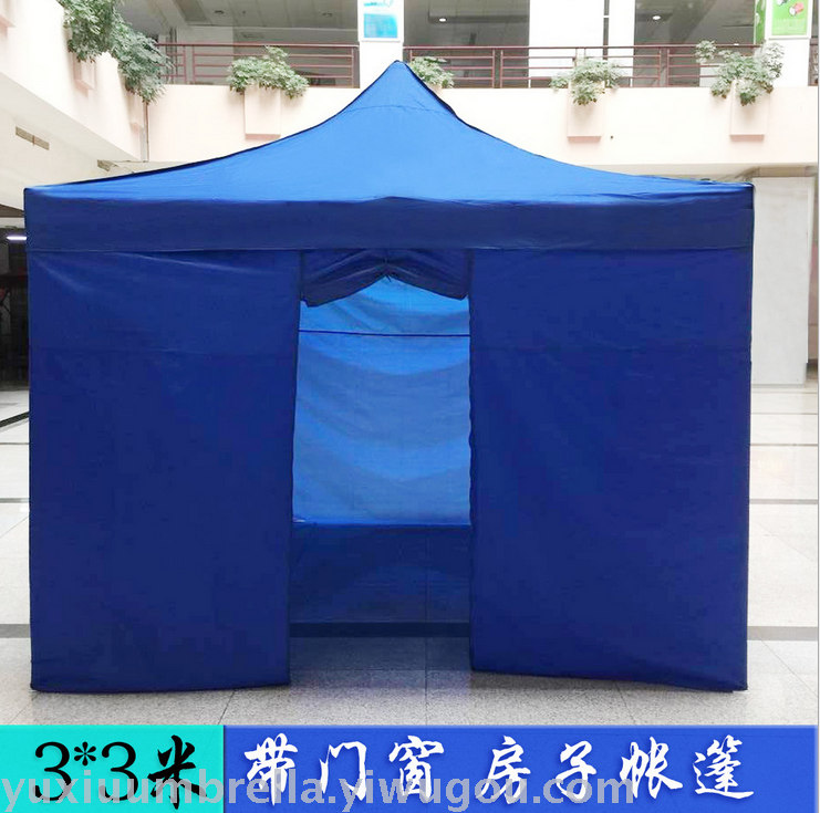 3* 3-meter tent with doors and Windows, house mesh, mosquito-proof tent, outdoor camping, windproof and cool shed, setting up a stall and sleeping outdoors