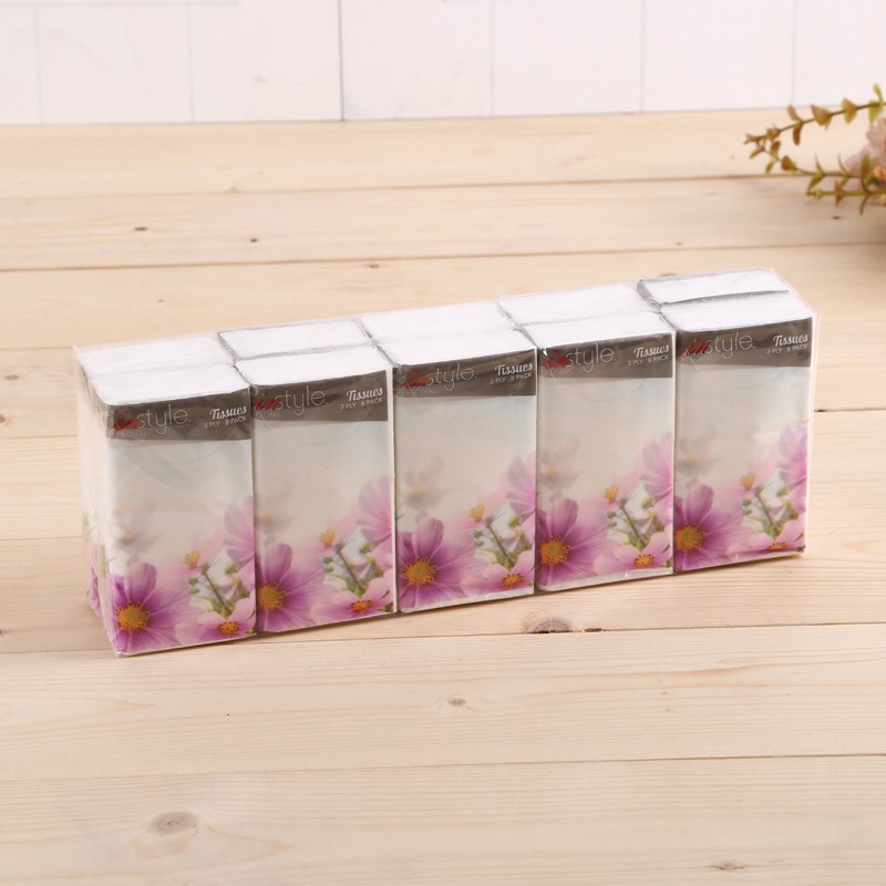 Handkerchiefs, napkins, mini tissues and flower language tissues are best-selling in foreign trade details Picture