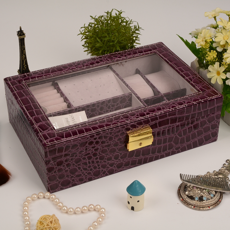 Crown hot style multi-function jewelry box watch box factory spot to buy as soon as possible
