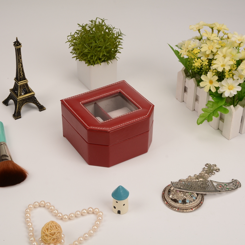 Crown hot style mini lovers watch box full skylight storage box factory straight hair