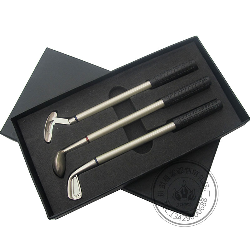 Customized LOGO golf ballpoint pen business promotion advertisement golf pen details Picture