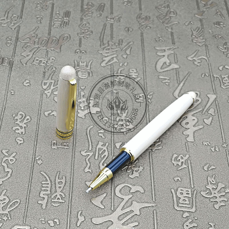 Customized enterprise company LOGO, beech wood bead pen, wooden signature pen, advertising promotion, wooden pen Specification image