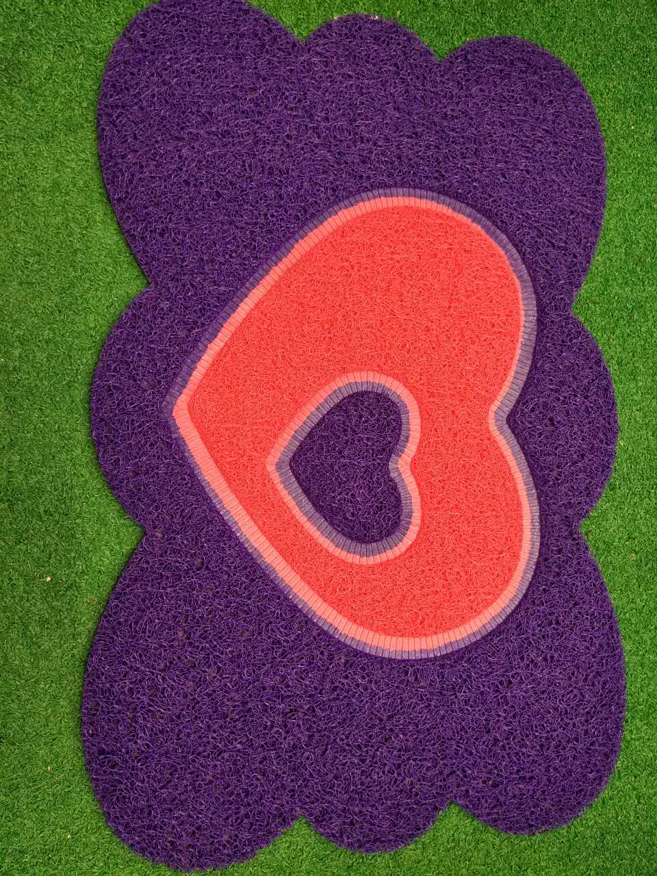 4060 Two-color puzzle brushed floor mat details Picture