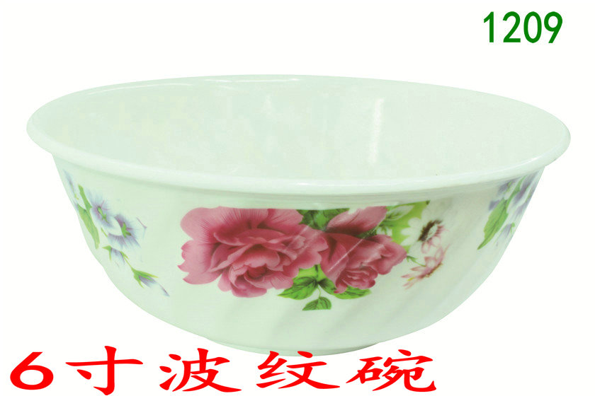 6-inch amine corrugated bowl 1209