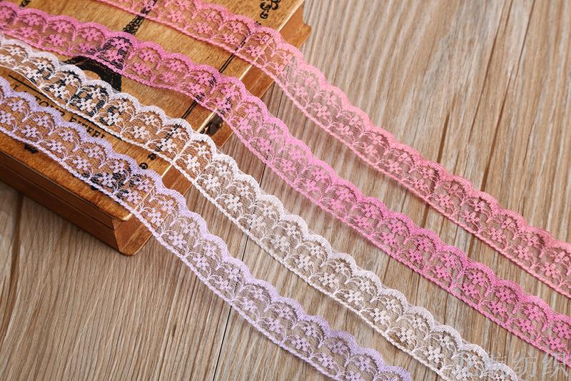 Factory direct sales of Fujian Longxing lace, non-elastic lace in multiple colors, long-term stock available