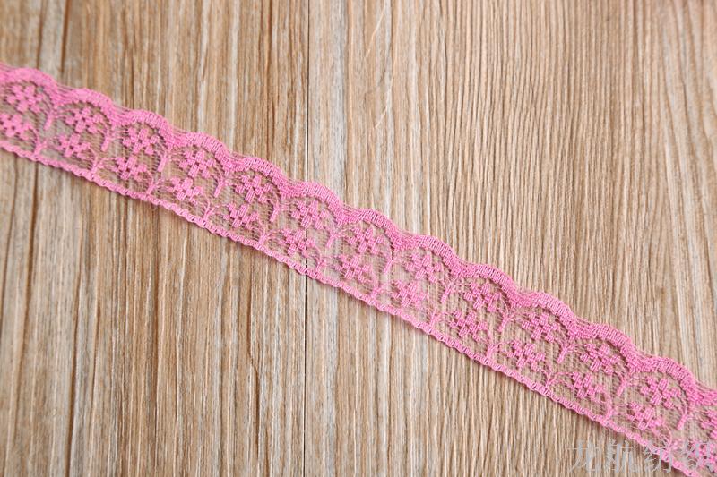 Factory direct sales of Fujian Longxing lace, non-elastic lace in multiple colors, long-term stock available Specification image