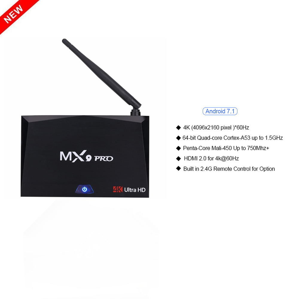 The MX9PRO TVBOX7.1 16GB 4K