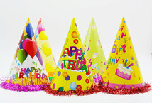 节日用品生日帽 生日装饰成人宝宝周岁儿童生日帽子派对帽派对帽蛋糕布置