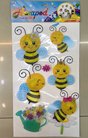 创意贴纸可爱儿童房间装饰贴纸 立体墙贴 昆虫层层贴