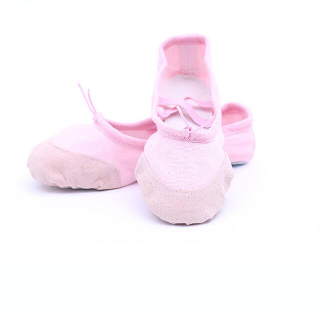 儿童舞蹈鞋软底女童芭蕾舞鞋 瑜伽猫爪鞋 成人练功帆布鞋厂家