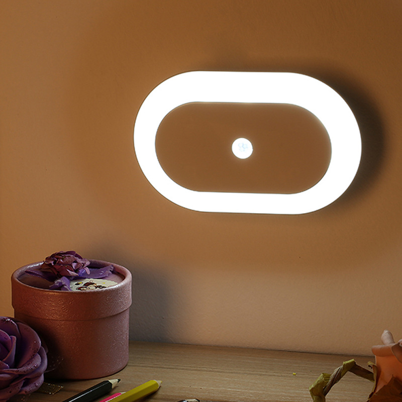 Creative infrared human body sensor led smart mini night light Application Scenario