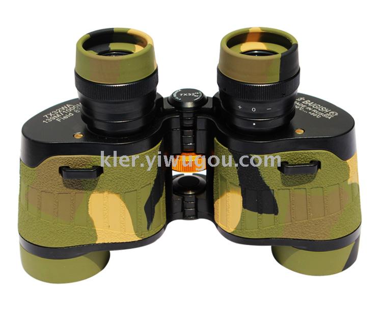 Camouflage 7X32WA high resolution turbo binoculars