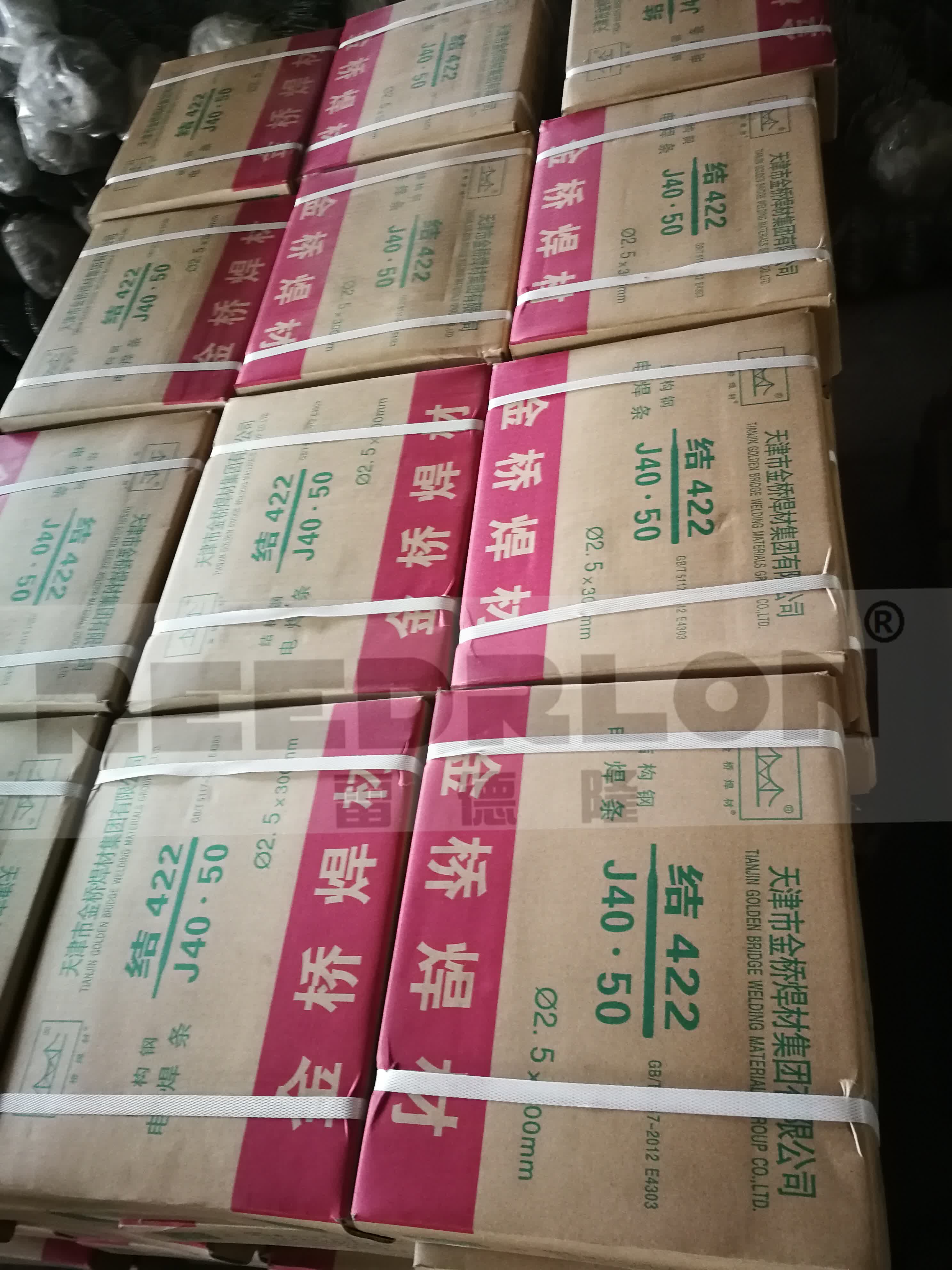 Tianjin Jinqiao Welding Materials' welding rods are 422J40.50E4303 Specification image