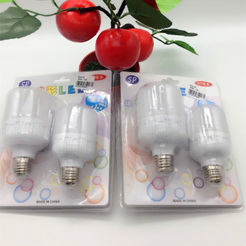 LED light bulb White Fumei 18w+9w double bubble packaging