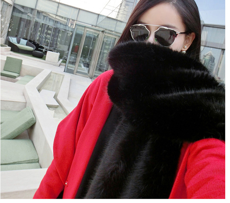 Autumn And Winter New Fox Hair Scarf Female Rex Rabbit Hair Bib Imitation Fur Cape Application Scenario