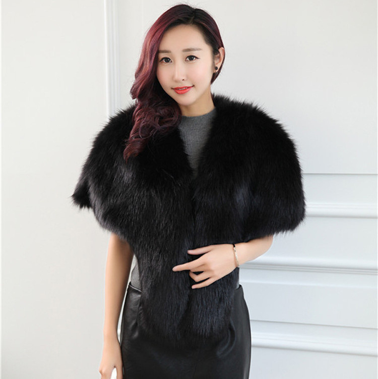Imitation Fur Cape Coat Women's Korean Short Vest