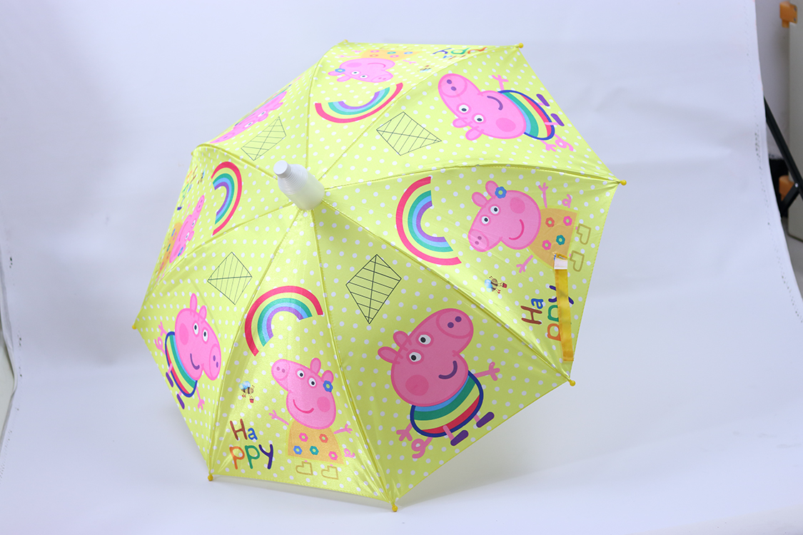 Medium-sized 50 cm colored children's umbrella, sun protection umbrella, waterproof case children's umbrella details Picture