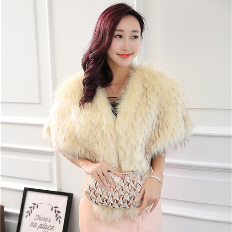 Imitation Fur Cape Coat Women's Korean Short Vest Application Scenario