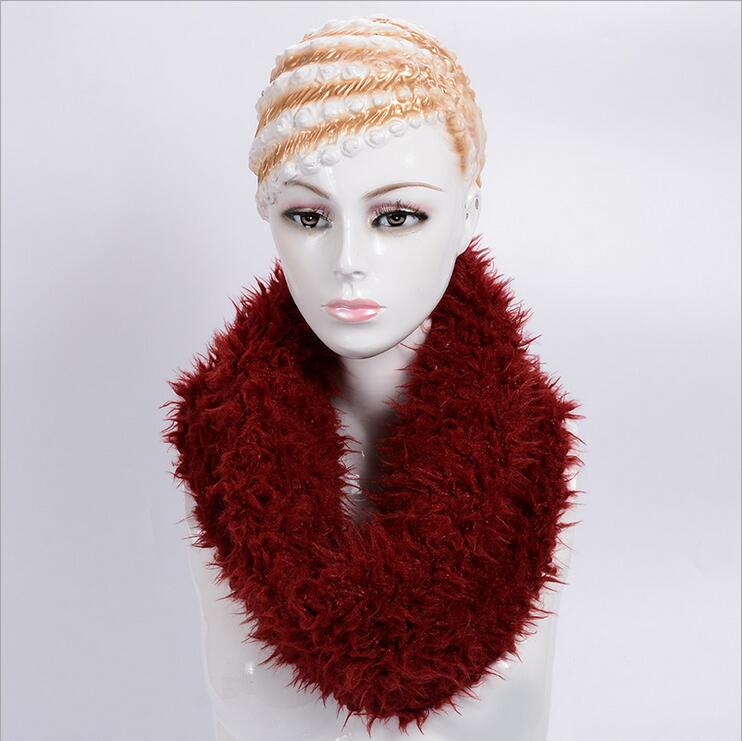 Winter Wool-Like Explosive Monochrome Thick Neck Specification drawing
