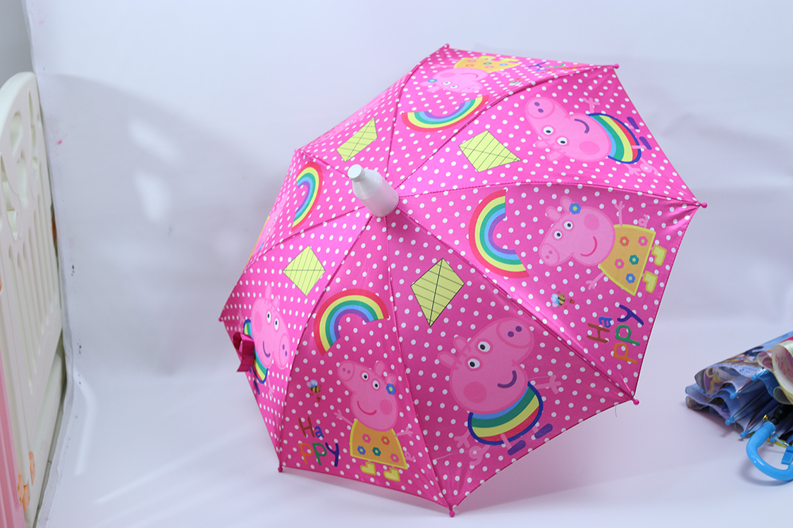 Medium-sized 50 cm colored children's umbrella, sun protection umbrella, waterproof case children's umbrella Application Scenario